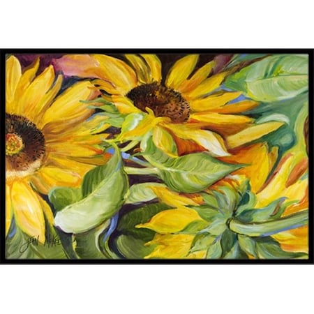 Carolines Treasures Carolines Treasures JMK1122JMAT Sunflowers Indoor & Outdoor Mat; 24 x 36 in. JMK1122JMAT